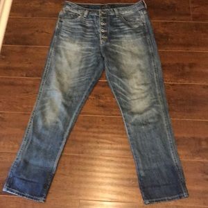 Lucky brand jeans , the high rise tomboy,size 4/27